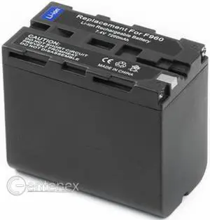 Battery for Sony L-Series NP-F960 DCR-SC100 DCR-TRV320E DCM-M1 DCR-TRV110E +Microfiber