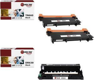 3Pk LTS TN-660 DR-630 Compatible for Brother HLL2300D L2320D Toner and Drum Unit