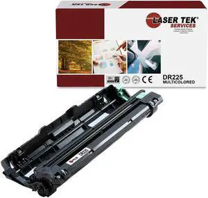 Laser Tek Services Compatible Drum Unit Replacement for Brother DR-225 DR225 Works with Brother HL2030 2040 2070N, MFC7420 7220, DCP7010 Printers (Multicolored, 1 Pack) - 15,000 Pages