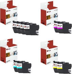 Laser Tek Services Compatible Ink Cartridge Replacement for Brother LC-203 LC203BK LC203C LC203M LC203Y Works with Brother MFCJ480DW J485DW Printers (Black, Cyan, Magenta, Yellow, 10 Pack)