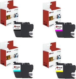 Laser Tek Services Compatible Ink Cartridge Replacement for Brother LC-203 LC203BK LC203C LC203M LC203Y Works with Brother MFCJ480DW J485DW Printers (Black, Cyan, Magenta, Yellow, 4 Pack)