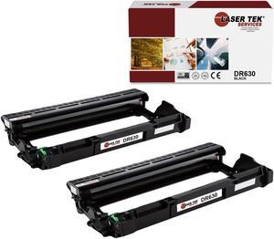 Laser Tek Services® Brother DR630 2 Pack High Yield Compatible Replacement Drum Unit