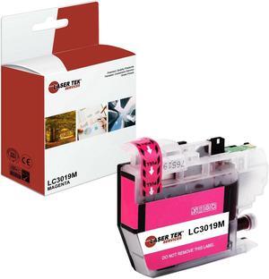 Laser Tek Services Compatible High Yield Ink Cartridge Replacement for Brother LC-3019 LC3019M Works with Brother MFCJ5330DW J6530DW Printers (Magenta, 1 Pack) - 1,500 Pages