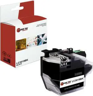 Laser Tek Services Compatible High Yield Ink Cartridge Replacement for Brother LC-3019 LC3019BK Works with Brother MFCJ5330DW J6530DW Printers (Black, 1 Pack) - 3,000 Pages