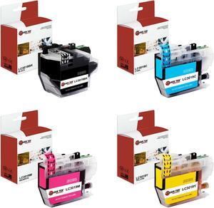 Laser Tek Services Compatible High Yield Ink Cartridge Replacement for Brother LC-3019 Works with Brother MFCJ5330DW J6530DW Printers (Black, Cyan, Magenta, Yellow, 4 Pack)