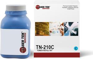 Laser Tek Services Compatible Toner Refill Kit Replacement for Brother TN210 TN-210C Works with Brother HL-3040CN 3070CW, MFC-9010CN Printers (Cyan, 1 Pack) - 1,400 Pages Laser Tek Services Compatible Toner Refill Kit Replacement for Brother TN210 TN-210C Works with Brother HL-3040CN 3070CW, MFC-9010CN Printers (Cyan, 1 Pack) - 1,400 Pages