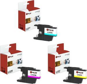 3Pk LTS LC-65 CMY Compatible for Brother MFC5890CN 5895CW Ink Cartridge