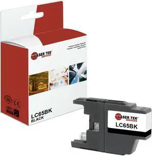 Laser Tek Services® Black Compatible Ink Cartridge Brother LC65BK LC65