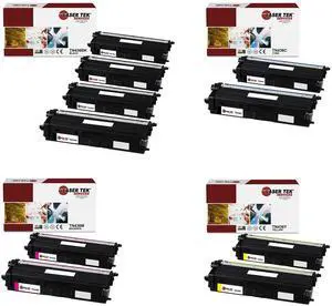 Laser Tek Services Compatible High Yield Toner Cartridge Replacement for Brother TN-436 Works with Brother HLL8260CDW L8360CDWT, MFCL8610CDW Printers (Black, Cyan, Magenta, Yellow, 10 Pack)
