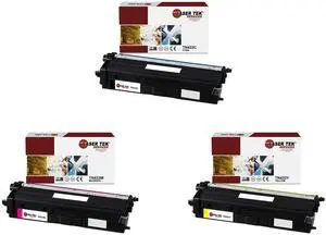 Laser Tek Services Compatible Toner Cartridge Replacement for Brother TN-433 TN433C TN433M TN433Y Works with Brother HLL8260CDW L8360CDW, MFCL8610CDW Printers (Cyan, Magenta, Yellow, 3 Pack)