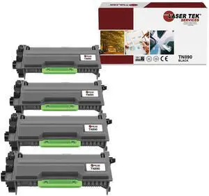 4Pk LTS TN890 Black Extra HY Compatible for Brother HL-L6400DW L6400DWT Toner