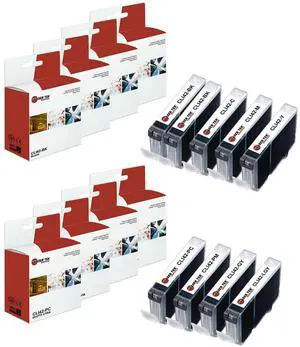 Laser Tek Services Compatible High Yield Ink Cartridge Replacement for CLI42 Works with Canon Pixma PRO-100 Printers (Black, Cyan, Magenta, Yellow, Photo Cyan, Photo Magenta, Grey, Light Grey, 9 Pack)