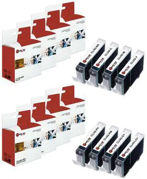 Laser Tek Services Compatible Yield High Ink Cartridge Replacement for CLI42 Works with Canon Pixma PRO-100 Printers (Black, Cyan, Magenta, Yellow, Photo Cyan, Photo Magenta, Grey, Light Grey, 8 Pack)