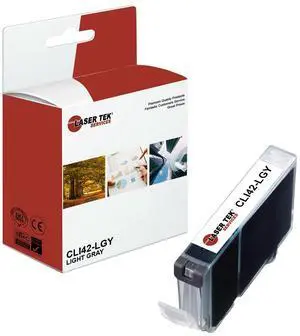 Laser Tek Services Compatible High Yield Ink Cartridge Replacement for Canon CLI-42 CLI42-LGY Works with Canon Pixma PRO-100 Printers (Light Grey, 1 Pack) - 835 Pages