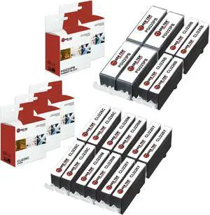 20Pk LTS PGI-225 CLI-226 PB/B/C/M/Y HY Compatible for Canon Pixma iP4820 Ink