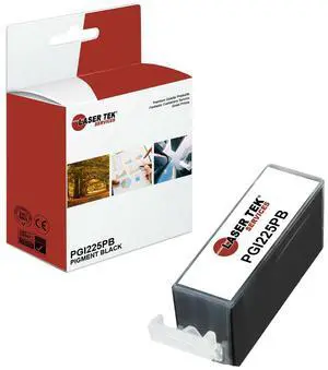 Laser Tek Services Compatible High Yield Ink Cartridge Replacement for Canon PGI-225 PGI225PB Works with Canon PIXMA iP4820 iP4920, MG5120 MG5220, MX712 Printers (Pigment Black, 1 Pack) - 540 Pages