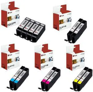 12Pk LTS PGI-270 CLI-271 PB/B/C/M/Y HY Compatible for Canon Pixma MG5720 Ink