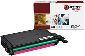 Laser Tek Services Compatible Toner Cartridge Replacement for Dell 2145 330-3787 Works with Dell Color Laser 2145CN Printers (Magenta, 1 Pack) - 5,500 Pages