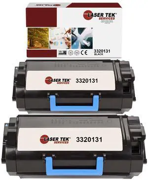 2Pk LTS 3320131 Black High Yield Compatible for Dell B5460 Toner Cartridge