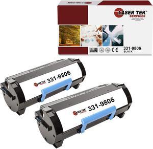 2Pk LTS 331-9806 Black HY Compatible for Dell B2360 B3460 B3465 Toner Cartridge