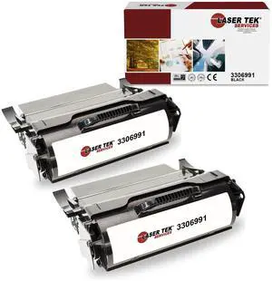 Laser Tek Services Compatible Toner Cartridge Replacement for Dell 5230 3306991 Works with Dell 5230 5230N 5230DN 5350 5350DN Printers (Black, 2 Pack) - 21,000 Pages