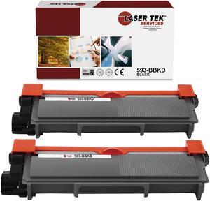 Laser Tek Services Compatible Toner Cartridge Replacement for Dell E310X 593-BBKD Works with Dell E310dw E514dw E515dn Printers (Black, 2 Pack) - 2,600 Pages