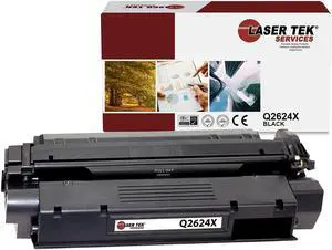 Laser Tek Services Compatible High Yield Toner Cartridge Replacement for HP 24X Q2624X Works with HP Laserjet 1150 Printers (Black, 1 Pack) - 3,500 Pages