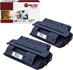 Laser Tek Services® HP C4127X (27X) Replacement Compatible Cartridge 2 Pack