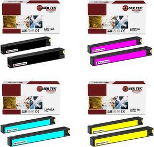 Laser Tek Services Compatible Ink Cartridge Replacement for HP 981X Works with HP PageWide Enterprise Color 556dn, Flow MFP 586z 586dn Printers (Black, Cyan, Magenta, Yellow, 8 Pack) Laser Tek Services Compatible Ink Cartridge Replacement for HP 981X Works with HP PageWide Enterprise Color 556dn, Flow MFP 586z 586dn Printers (Black, Cyan, Magenta, Yellow, 8 Pack)