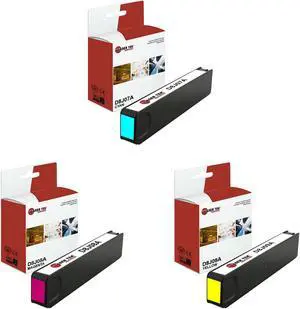 3Pk LTS 980 CMY HY Compatible for HP OfficeJet X555dn X555xh X585f Ink Cartridge