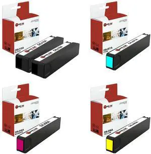 5Pk LTS 980 BCMY HY Compatible for HP OfficeJet X555dn X555xh X585f Ink