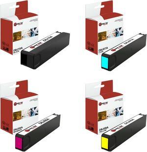4Pk LTS 980 BCMY HY Compatible for HP OfficeJet X555dn X555xh X585f Ink