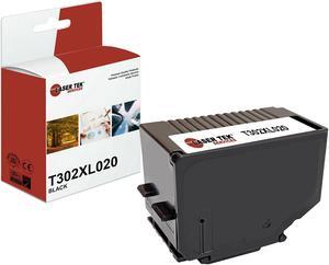 Laser Tek Services Compatible High Yield Ink Cartridge Replacement for Epson 302XL T302XL020 Works with Epson Expression Premium XP-6000 Printers (Black, 1 Pack) - 350 Pages
