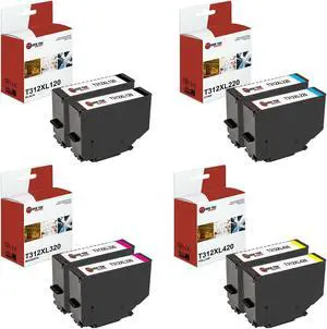 8Pk LTS 312XL BCMY HY Remanufactured for Epson Expression XP-8500 Ink Cartridge