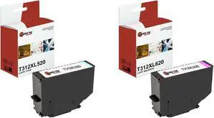 2Pk LTS 312XL Color HY Remanufactured for Epson Expression XP-8500 Ink Cartridge