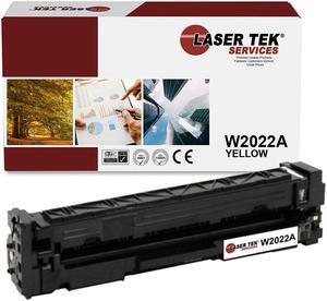 Laser Tek Services Compatible Toner Cartridge Replacement for HP 414A W2022A Works with HP Color LaserJet Pro M454, MFP M479 Printers (Yellow, 1 Pack) - 2,100 pages