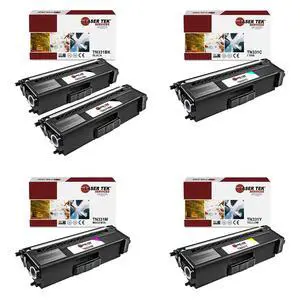 5Pk LTS TN-331 B C Y M Compatible for Brother: HLL8250CDN L8350CDW Toner 5Pk LTS TN-331 B C Y M Compatible for Brother: HLL8250CDN L8350CDW Toner