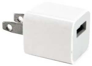 Apple AC to USB Power Block For Apple iPhones, iPod, and other Devices That Charge via USB. 5 Volt / 1.0 Amp Model APLA1385U