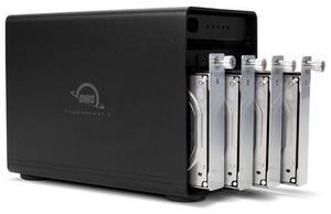 OWC 32TB ThunderBay 4 RAID 5 Four-Drive Enterprise HDD Storage Solution With Dual Thunderbolt 3 Ports. Featuring SoftRAID. RAID-5 Pre-Configured. Thunderbolt 3 Cable Included. Model OWCTB3SRE32.0S