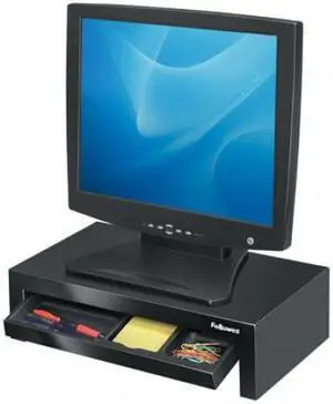 FELLOWES 8038101 Monitor Riser Black Pearl