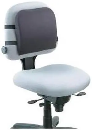 KENSINGTON TECHNOLOGY L82025F Memory Foam Seat / Backrest  Washable - 14.3" x 4.4" x 13.3" - Black