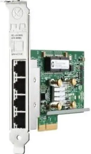 HEWLETT-PACKARD 647594-B21 Ethernet 1Gb 4-Port 331T Adapter PCI Express x4 - 4 Port(s) - 4 x Network (RJ-45) - Twisted Pair - Full-height, Low-profile