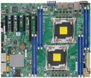 SUPERMICRO X10DRL-I-B Supermicro X10DRL-I-B Dual LGA2011 Intel C612 DDR4 SATA3 and USB3.0 V and 2GbE ATX Server Motherboard