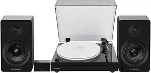 Fluance RT87 Reference High Fidelity Dual-Plinth Turntable (Piano Black), Ai61 Powered Speakers (Black Ash), PA10 Phono Preamp Fluance RT87 Reference High Fidelity Dual-Plinth Turntable (Piano Black), Ai61 Powered Speakers (Black Ash), PA10 Phono Preamp