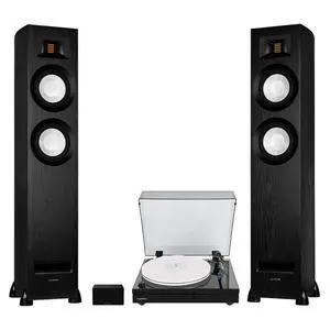 Fluance RT87 Reference High Fidelity Dual-Plinth Turntable, Ri91 Reference Stereo Powered Tower Speakers, PA10 Phono Preamp (Piano Black) Fluance RT87 Reference High Fidelity Dual-Plinth Turntable, Ri91 Reference Stereo Powered Tower Speakers, PA10 Phono Preamp (Piano Black)