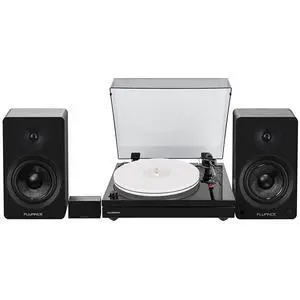 Fluance RT87 Reference High Fidelity Dual-Plinth Turntable (Piano Black), Ai61 Powered Speakers (Black Ash), PA10 Phono Preamp Fluance RT87 Reference High Fidelity Dual-Plinth Turntable (Piano Black), Ai61 Powered Speakers (Black Ash), PA10 Phono Preamp