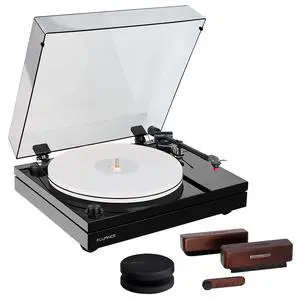 Fluance RT87 Reference High Fidelity Dual-Plinth Turntable (Piano Black), VB65 3-in-1 Vinyl Record & Stylus Cleaning Kit, RW03 HiFi Vinyl Record Weight Stabilizer Fluance RT87 Reference High Fidelity Dual-Plinth Turntable (Piano Black), VB65 3-in-1 Vinyl Record & Stylus Cleaning Kit, RW03 HiFi Vinyl Record Weight Stabilizer