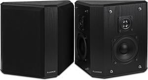 Fluance Elite High Definition 2-Way Bipolar Surround Speakers for Wide Dispersion Surround Sound in Home Theater Systems - Black Ash/Pair (SXBP2)