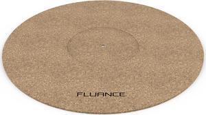 Fluance Turntable Cork Platter Mat - Audiophile Grade Improves Sound & Performance for Vinyl Record Players (TA21)