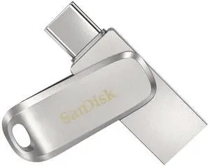 SanDisk SDDDC4 256GB Metal Ultra Dual Drive Luxe 256G USB 3.1 150MB/s Type-C / Type-A OTG Flash Pen Thumb Drive SDDDC4-256G-G46